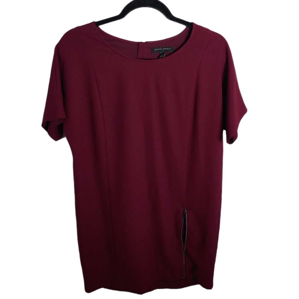 Banana republic shift dress in plum size 6